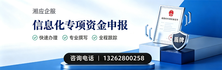 漳州信息化专项资金申报服务